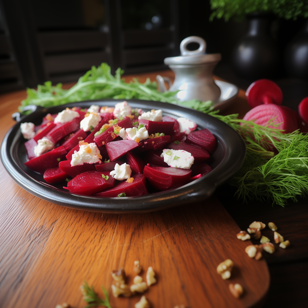 Salată de sfeclă roșie cu hrean