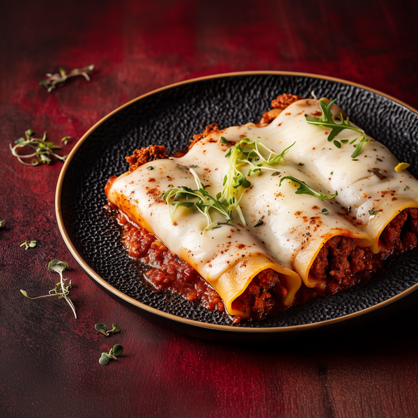 Cannelloni umplute cu vită