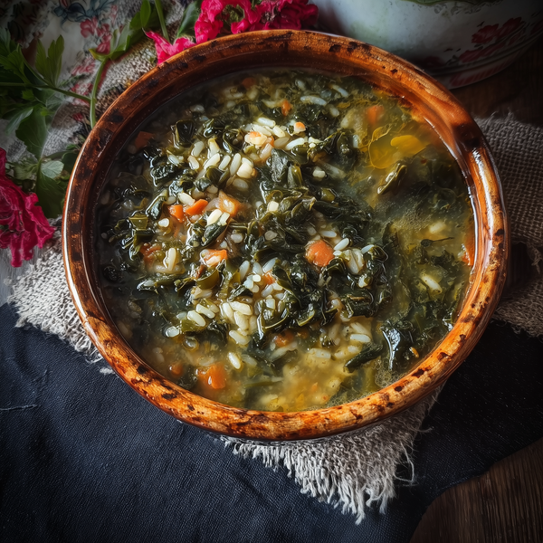 Ciorbă de ștevie cu orez