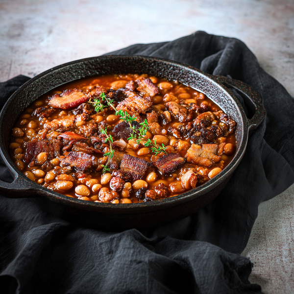 Fasole pestriță cu jumări