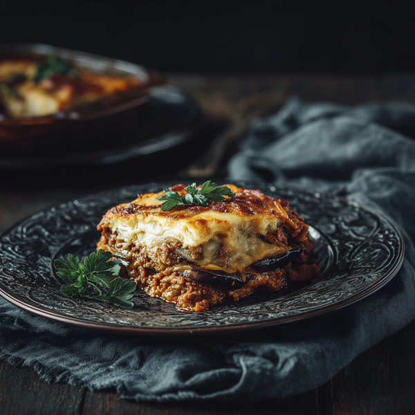 Musaca de vinete cu vițel