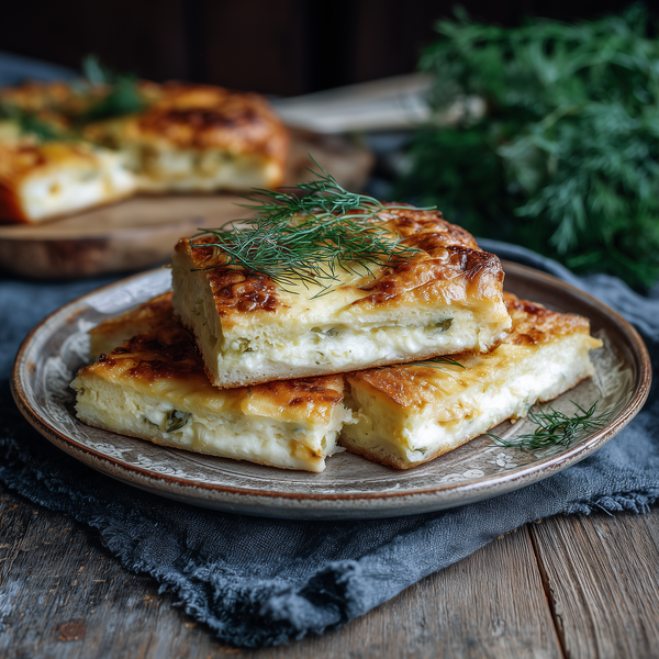 Plăcintă cu urdă și mărar