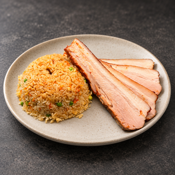 Pork belly cu orez basmati