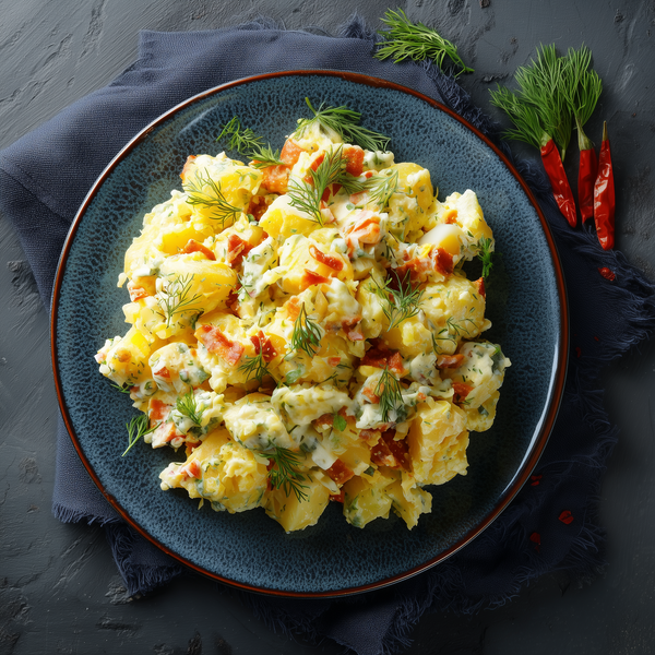 Salată de cartofi cu maioneză