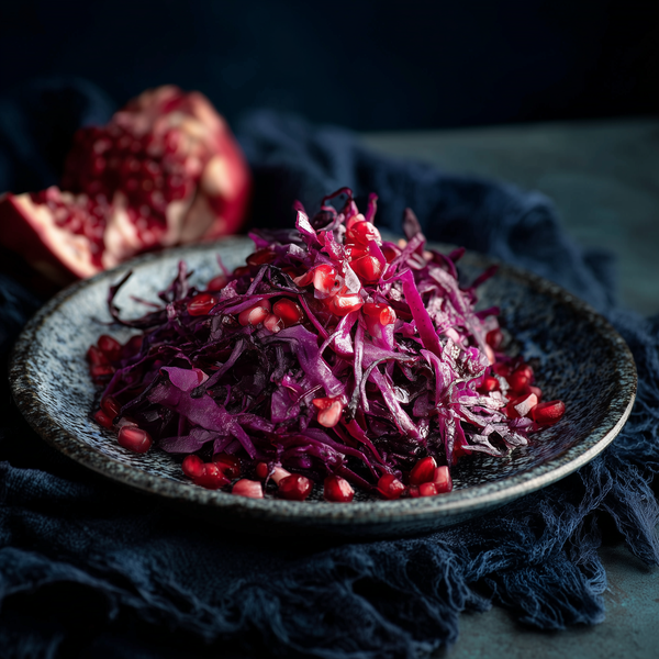 Salată de varză roșie și rodie