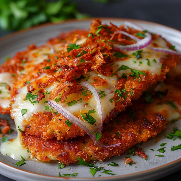 Schnitzel Crocant cu Ceapă Crispy