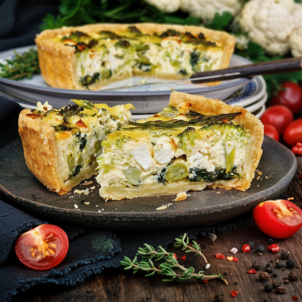 Tavă cu sparanghel și legume