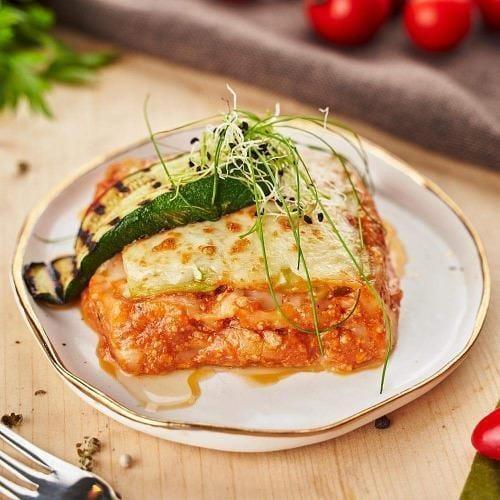 Frozen Keto lasagna cu dovlecei. mancaregatita.ro